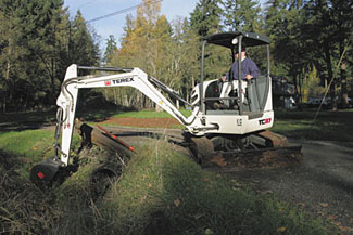 Terex TC37 (HR 3.7) Zero Tail Swing Compact Crawler Excavator